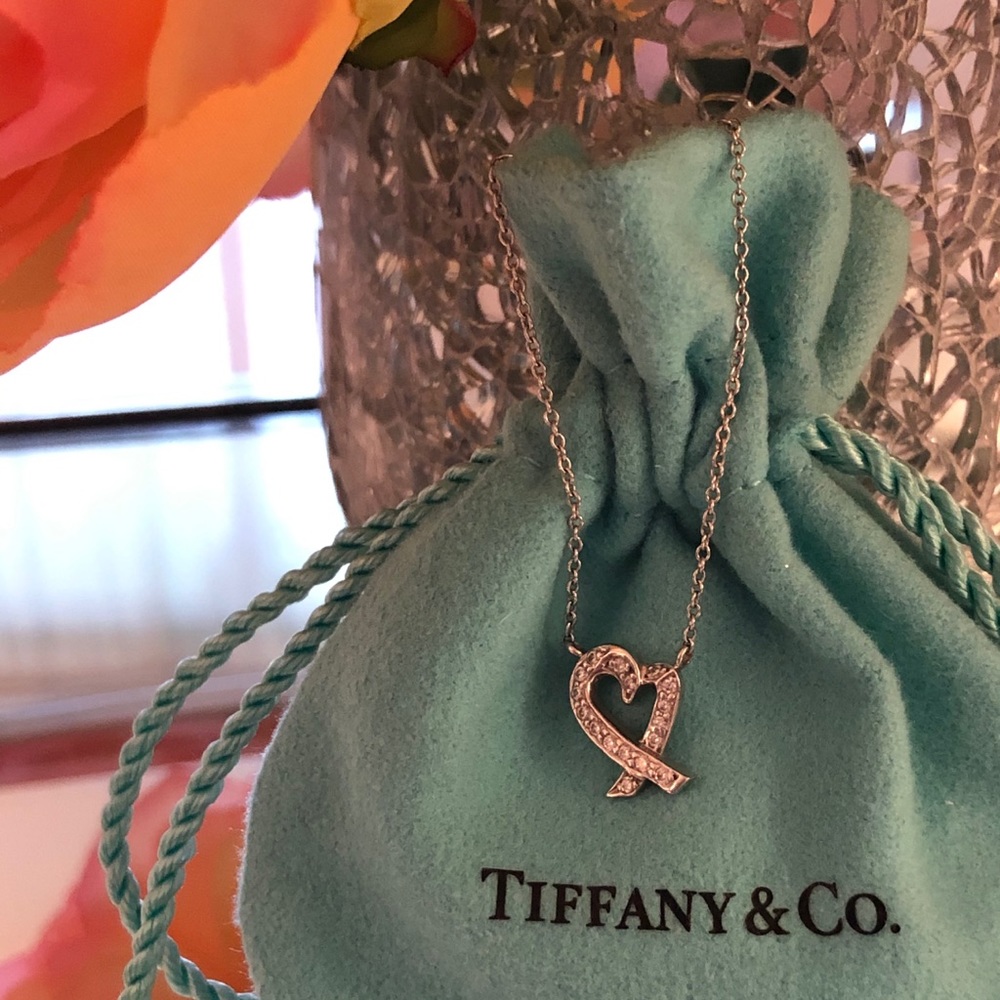 Tiffany &Co. Paloma Picasso Diamond Heart Necklace